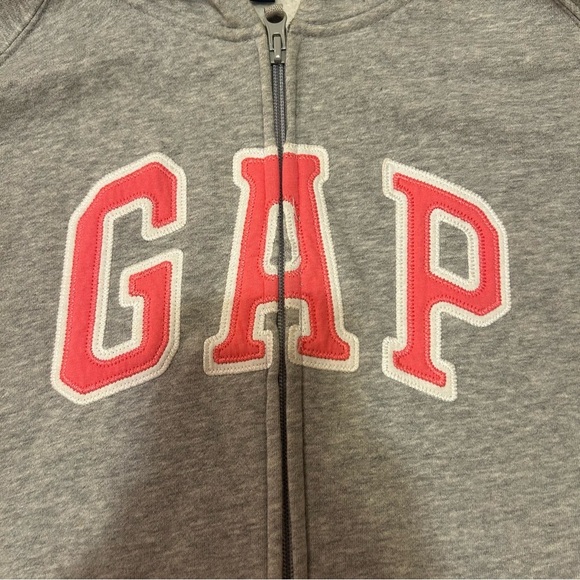 GAP Full Zip Front Hoodie Women’s Size XL Gray Pink - Picture 3 of 6